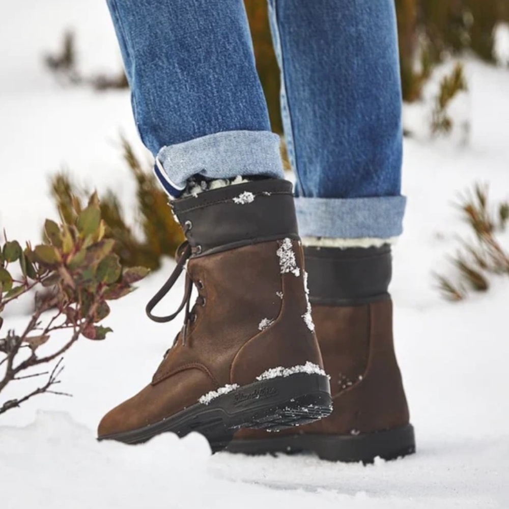 New Blundstone Thermal Fur Lace Up Leather Waterproof boots AU 4 - US women’s 7